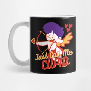 Just Call Me Cupid Valentine's Day Special Design Mug